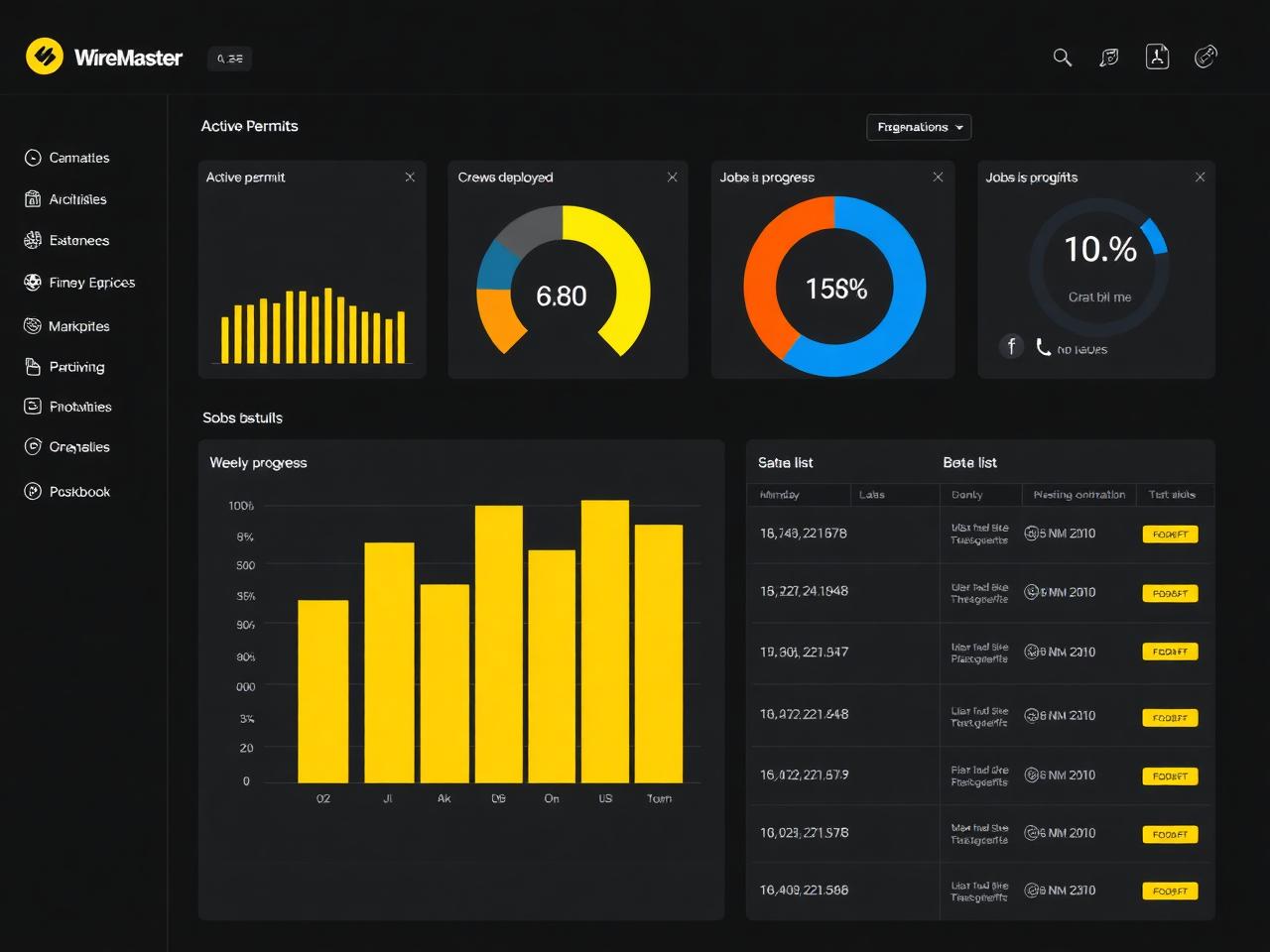 WireMaster Dashboard